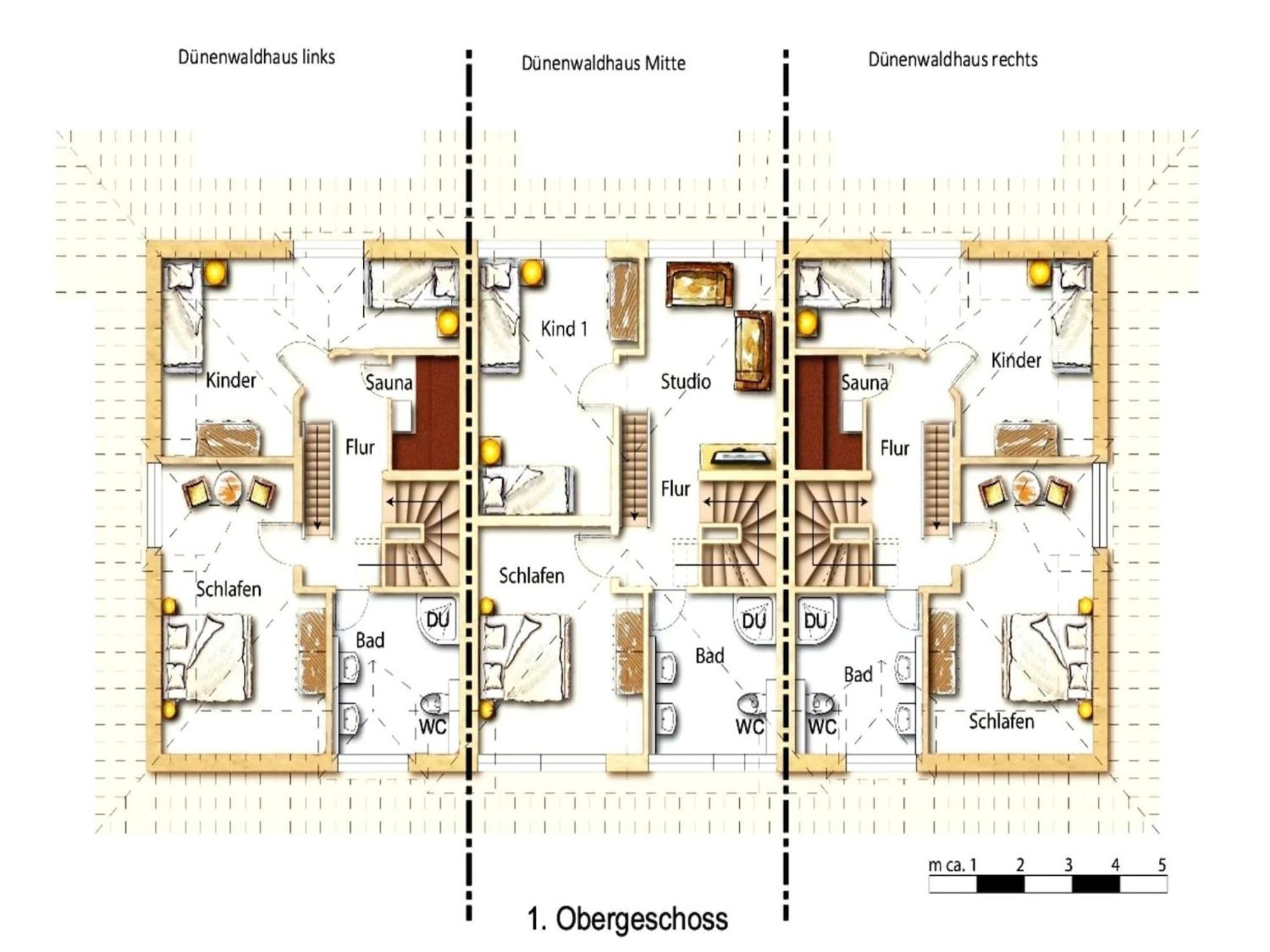 Reihenhaus Duenenwaldhaus Mitte In Trassenheide Daire Dış mekan fotoğraf